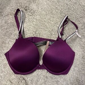Purple Rhinestone Victoria’s Secret Push-Up Bra!